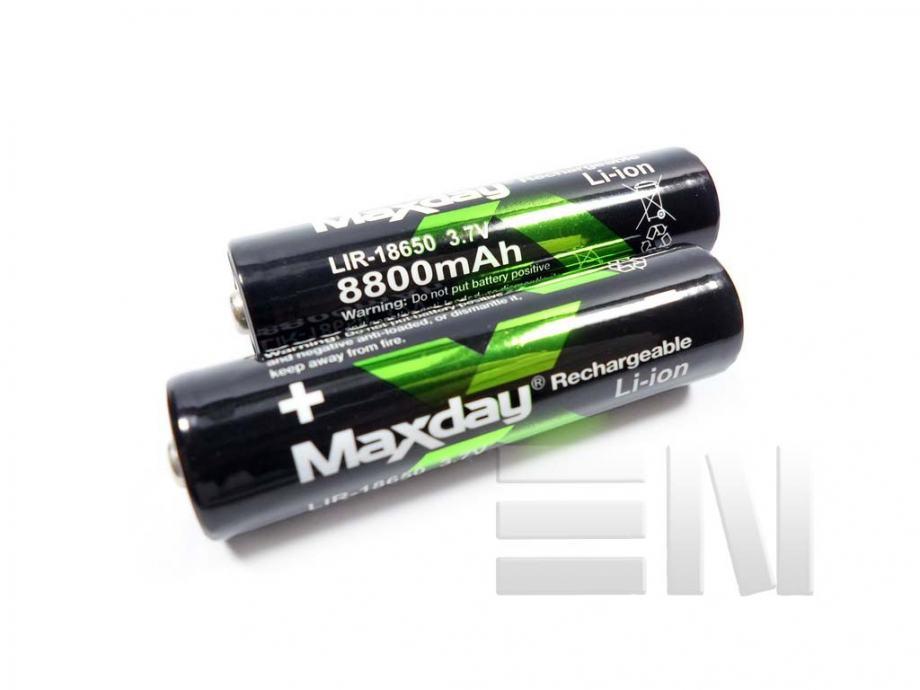 Batería Recargable Maxday LIR-18650 3.7V 8800mAh Li-Ion